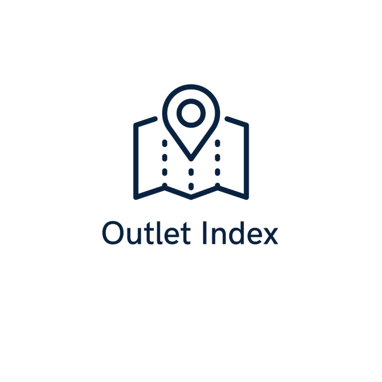 Outlet Index Blue